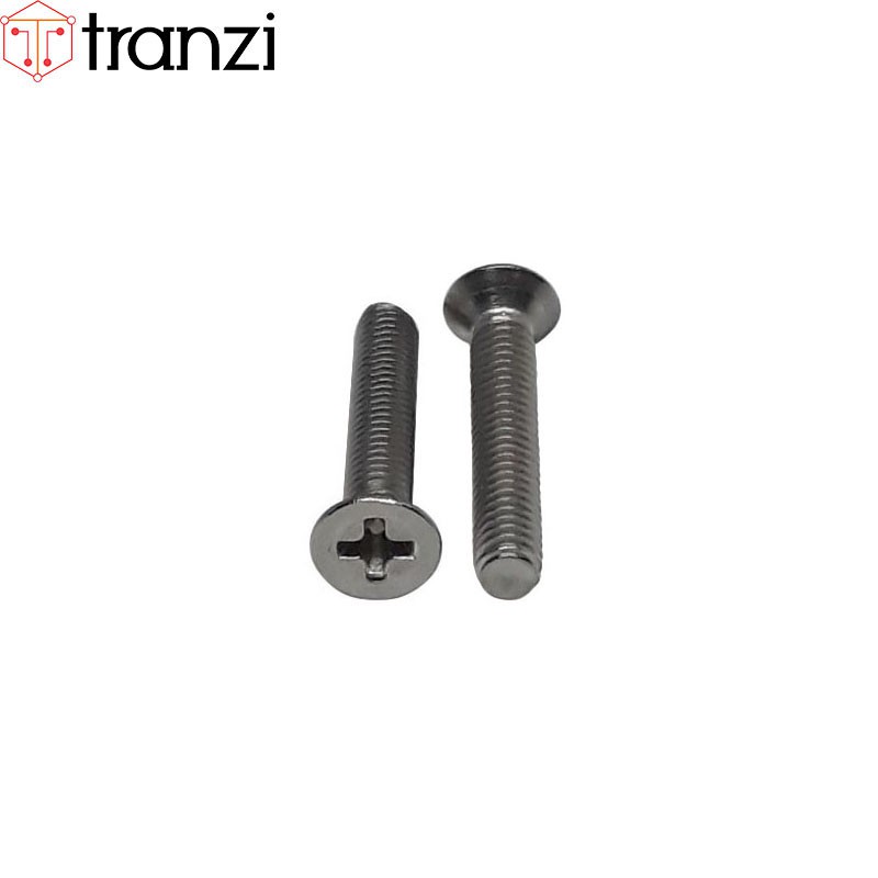 Vít bake đầu bằng thân bu lông inox 304 M3x16 - túi 50 cái