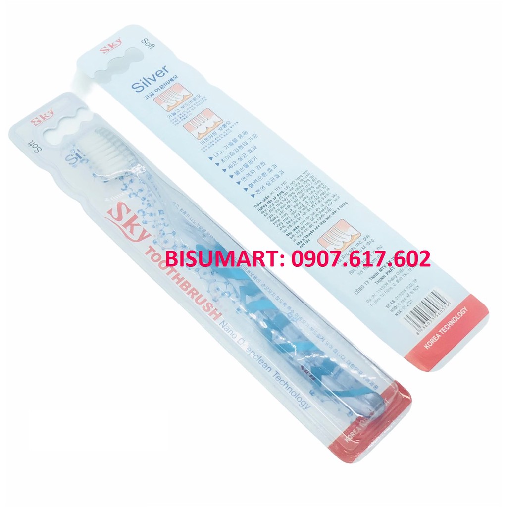 Bàn chải đánh răng lông tơ mềm SKY