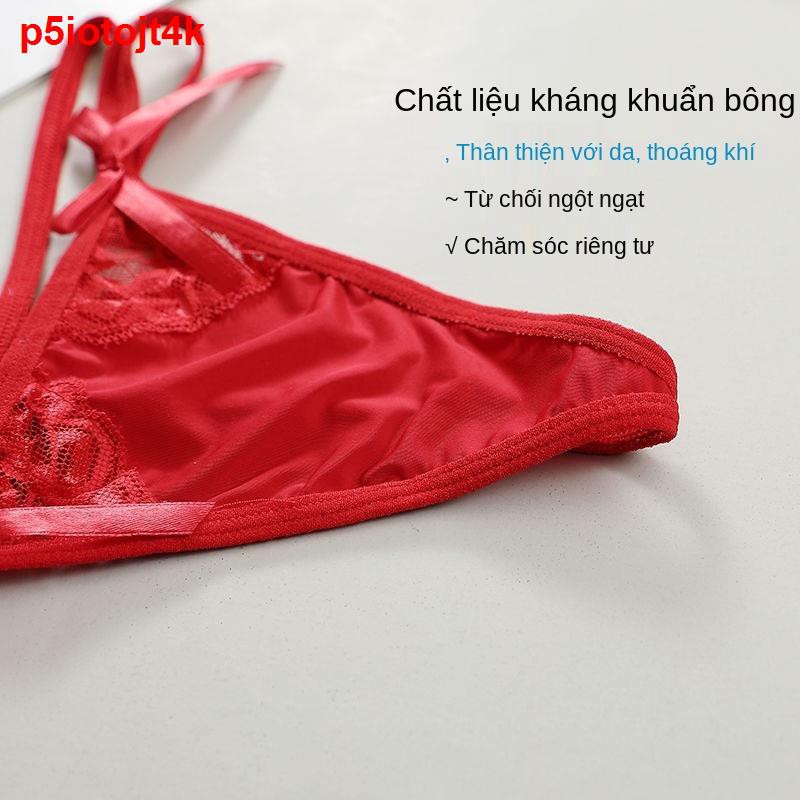 Đồ lótQuần lót ren sexy, lọt khe nữ, một sự cám dỗ nóng bỏng Phiên bản Hàn Quốc cạp thấp thoáng khí phong cách