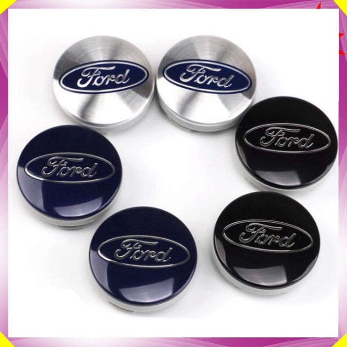 Sản Phẩm Logo Chụp Mâm Xe Ô Tô Cao Cấp Ford Kích Thước 54MM (HÀNG LOẠI 1)