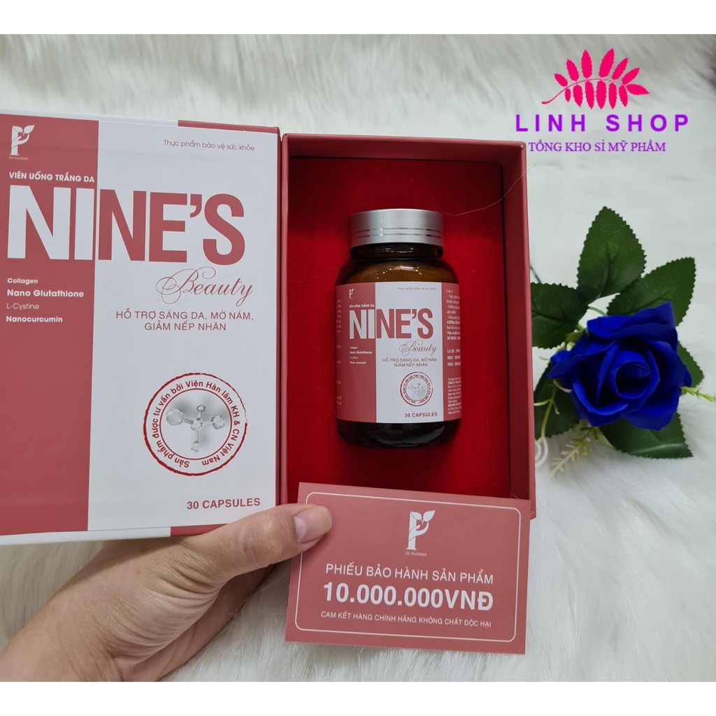Viên uống trắng da Nines Beauty