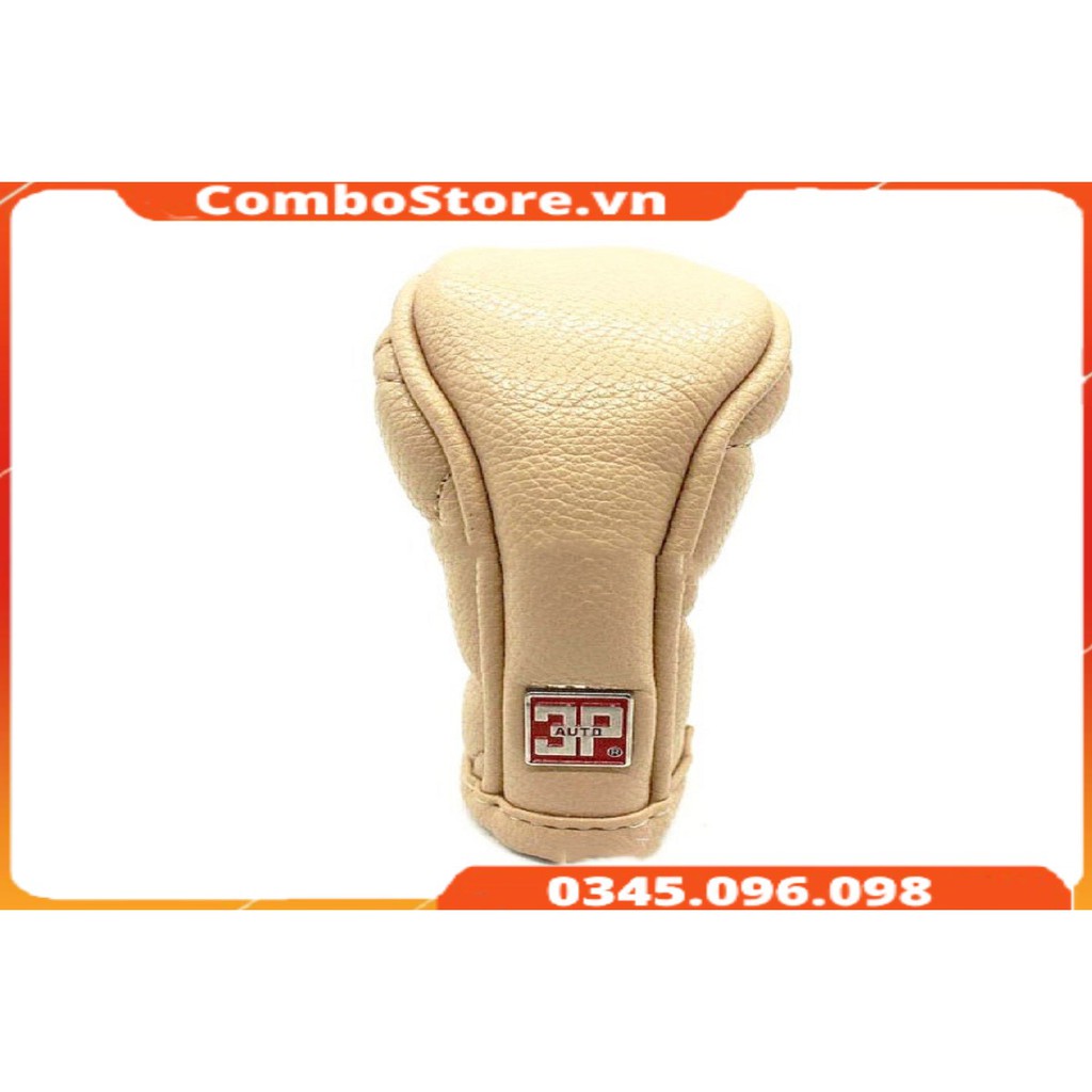 Bọc cần số ô tô da, vãi cao cấp