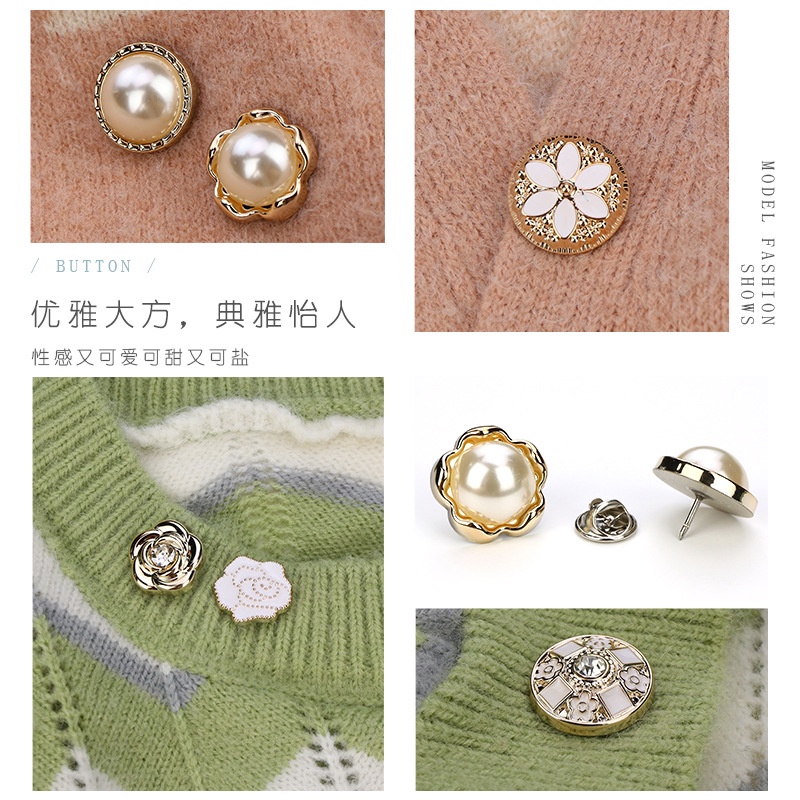 Nút Áo Khoác sweater/Áo Khoác sweater Không Cần Nút Có Thể Tháo Rời Chống Ánh Sáng Thời Trang