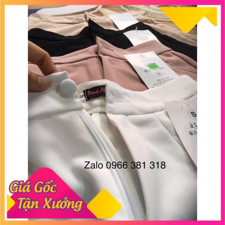 MẶC LÀ SANG quần short nữ,quần đùi nữ siêu tôn dáng khóa trước khuy bọc mã 033xmtk