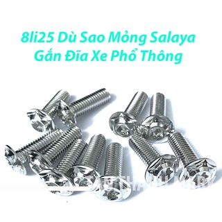 Ốc salaya 8li25 gắng đĩa thông dụng các dòng xe-pttt