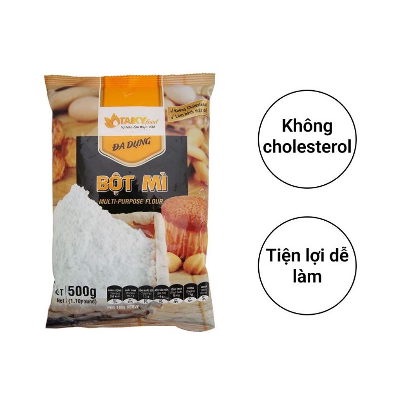 BỘT MÌ ĐA DỤNG TÀI KÍ 500G