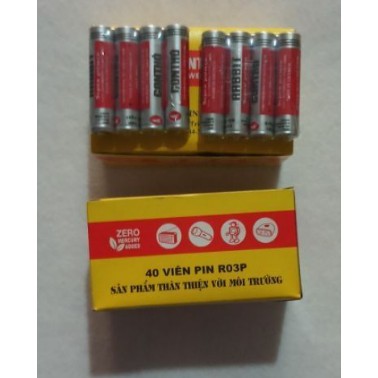 Sỉ 1 hộp pin con thỏ (40 viên)