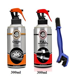 Sản Phẩm Full Option Chai xịt rửa vệ sinh sên, chai bôi trơn dưỡng sên Hãng MEGACOOLS