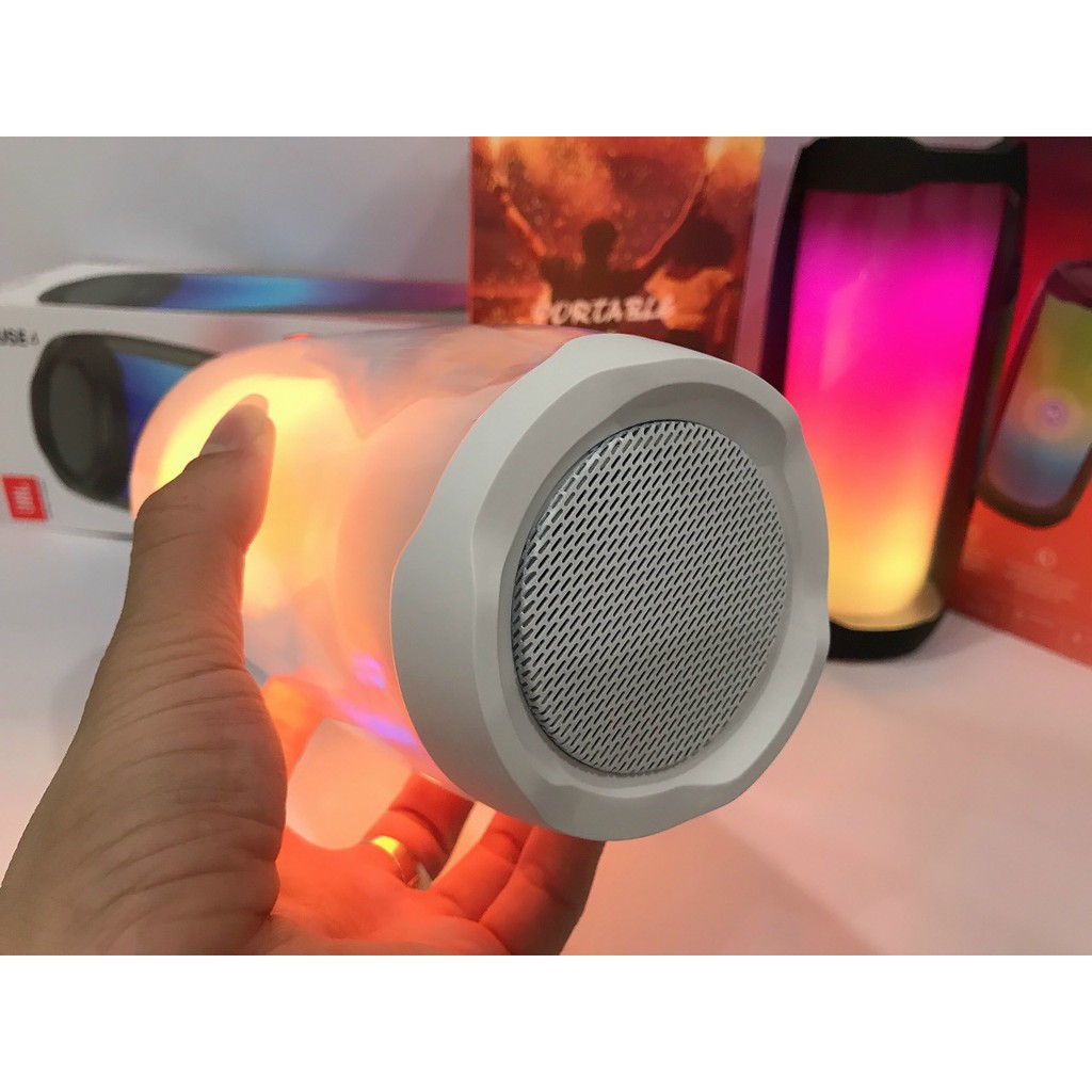 Loa Bluetooth JBL pulse 4 Đèn Led 360 Âm Thanh Chuẩn Bass Căng Đét Hàng Cao Cấp