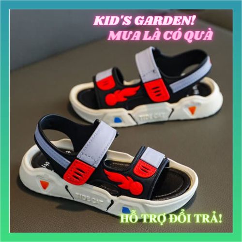 Dép lê trẻ em quai hậu dành cho bé trai, mẫu mới nhất 2021 phù hợp cho bé trai từ 4-12 tuổi, chất liệu cao cấp đi êm