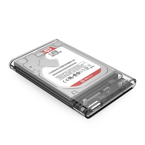 Hộp đựng ổ cứng Laptop, SSD 2.5" HDD Box Orico 2139U3 USB 3.0 trong suốt