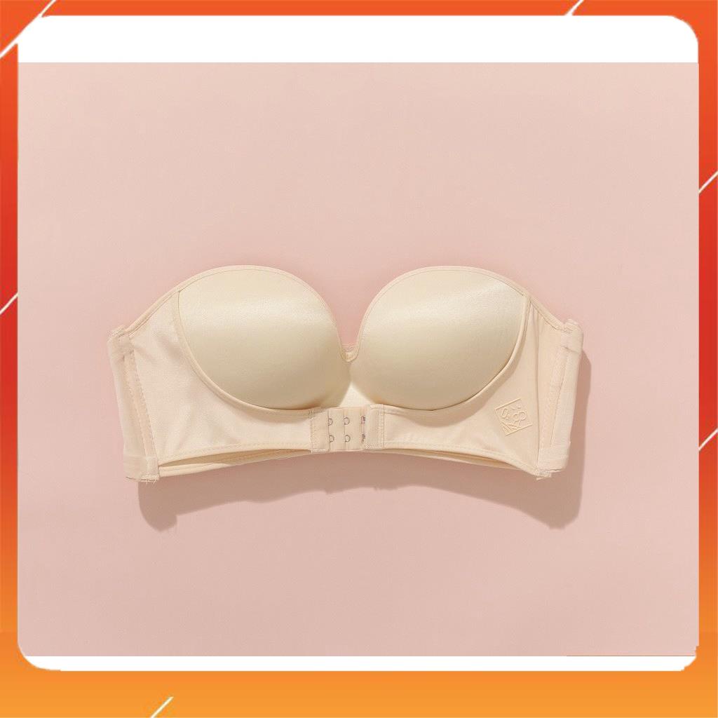 Áo cup ngực nữ chất liệu tản nhiệt cao cấp không gọng không dây đệm mút vừa quai cài trước A5505