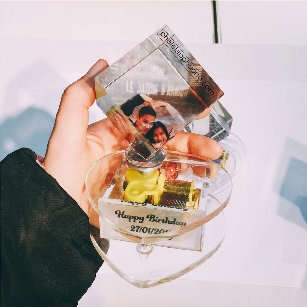 [All] Pha Lê Lập Phương In Hình - Tổng Hợp Tất Cả Các Loại