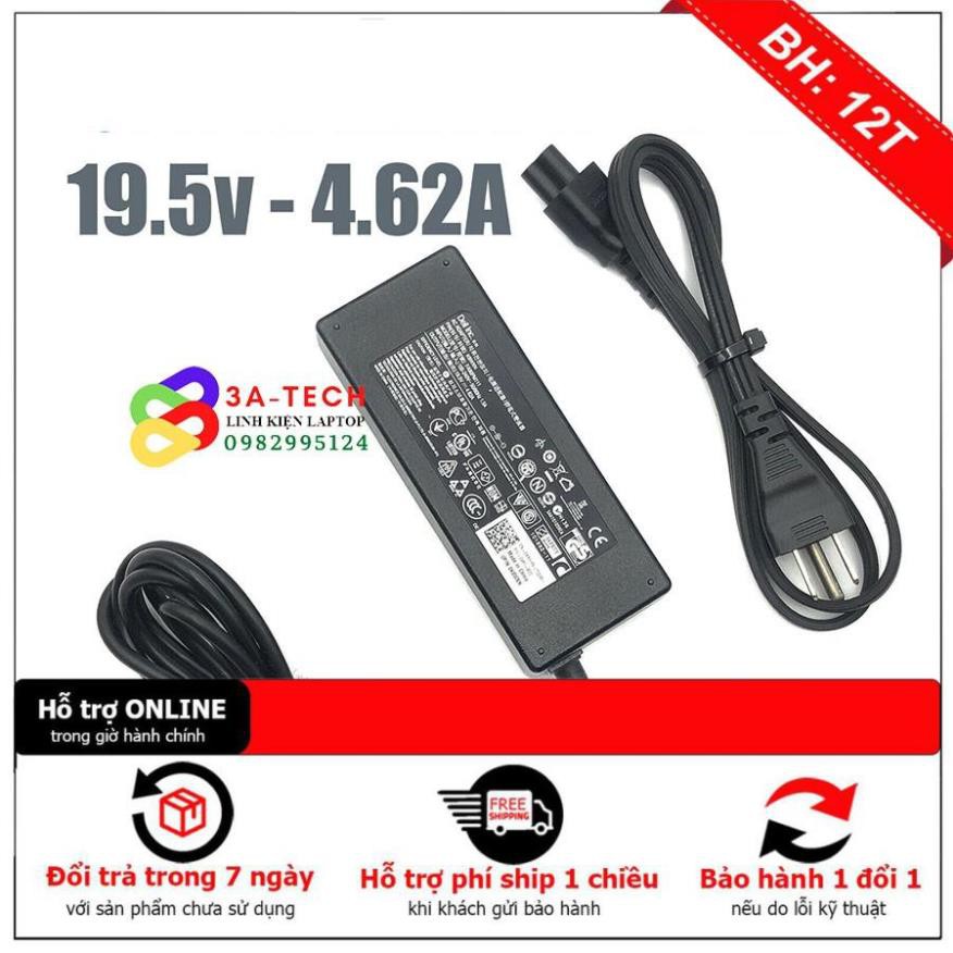 Sạc laptop Dell Latitude E5520 BRC 6 Điện áp ra DC 19.5v-4.62A Công suất 90w Chân kim to