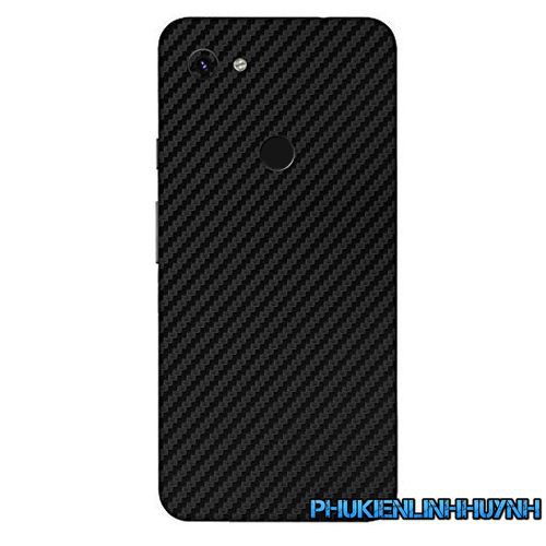 Google Pixe 3, 3 XL_Dán Film Carbon mặt lưng chống trầy, không bám vân tay