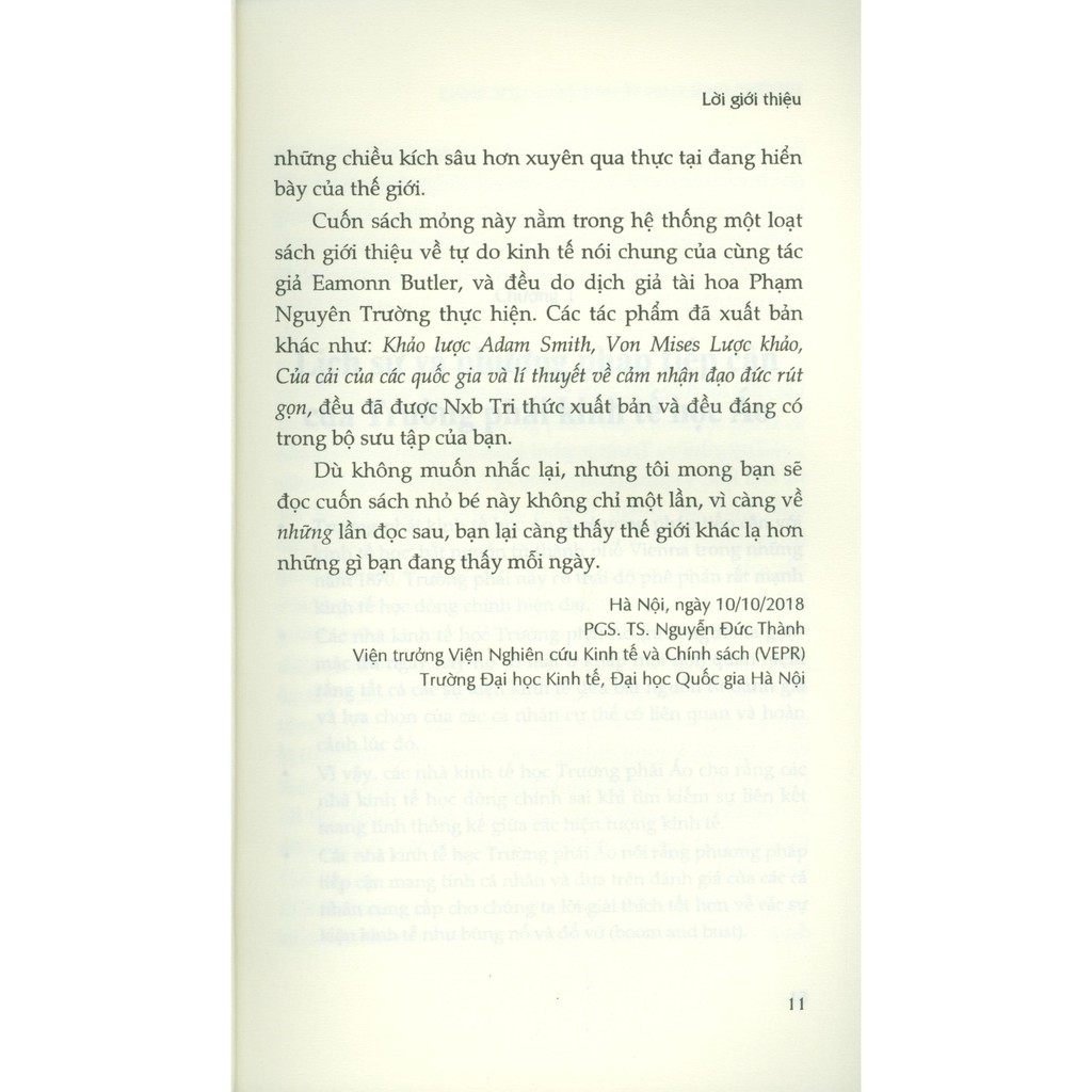 Sách - Trường Phái Kinh Tế Học Áo - Lược Khảo | BigBuy360 - bigbuy360.vn