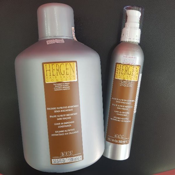 [#bes-Italia] Mở Xả Khô Dưỡng Bóng Tóc Bes Hergen Leave In Conditioner Ý Cao Cấp 300ml