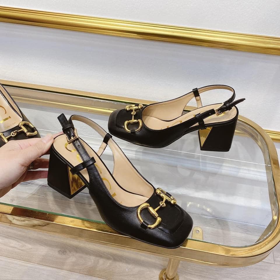 [Mã FAGREEN245 giảm 10% tối đa 30K đơn 99K] Giày Sandal Quảng Châu Mũi Vuông Tag Vàng Cao Cấp | BigBuy360 - bigbuy360.vn