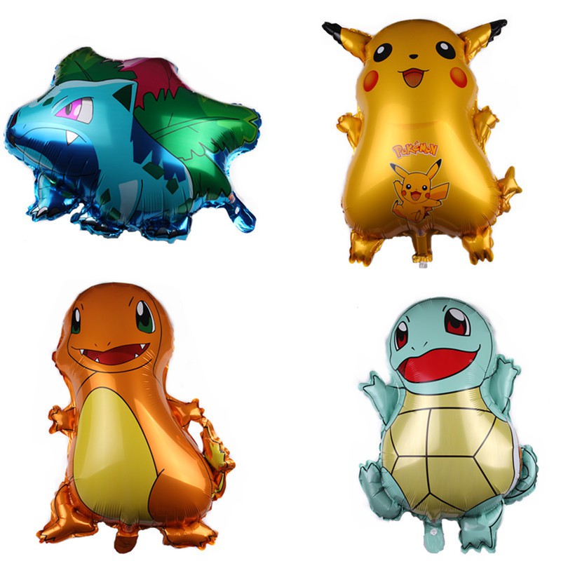 Hoạt Hình Bong Bóng Nhôm Hình Pokemon Trang Trí Tiệc Sinh Nhật Cho Bé