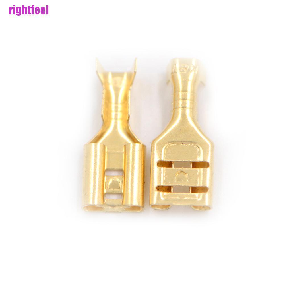 Bộ 100 Đầu Nối Dây Cáp Âm Thanh 4.8mm Chuyên Dụng