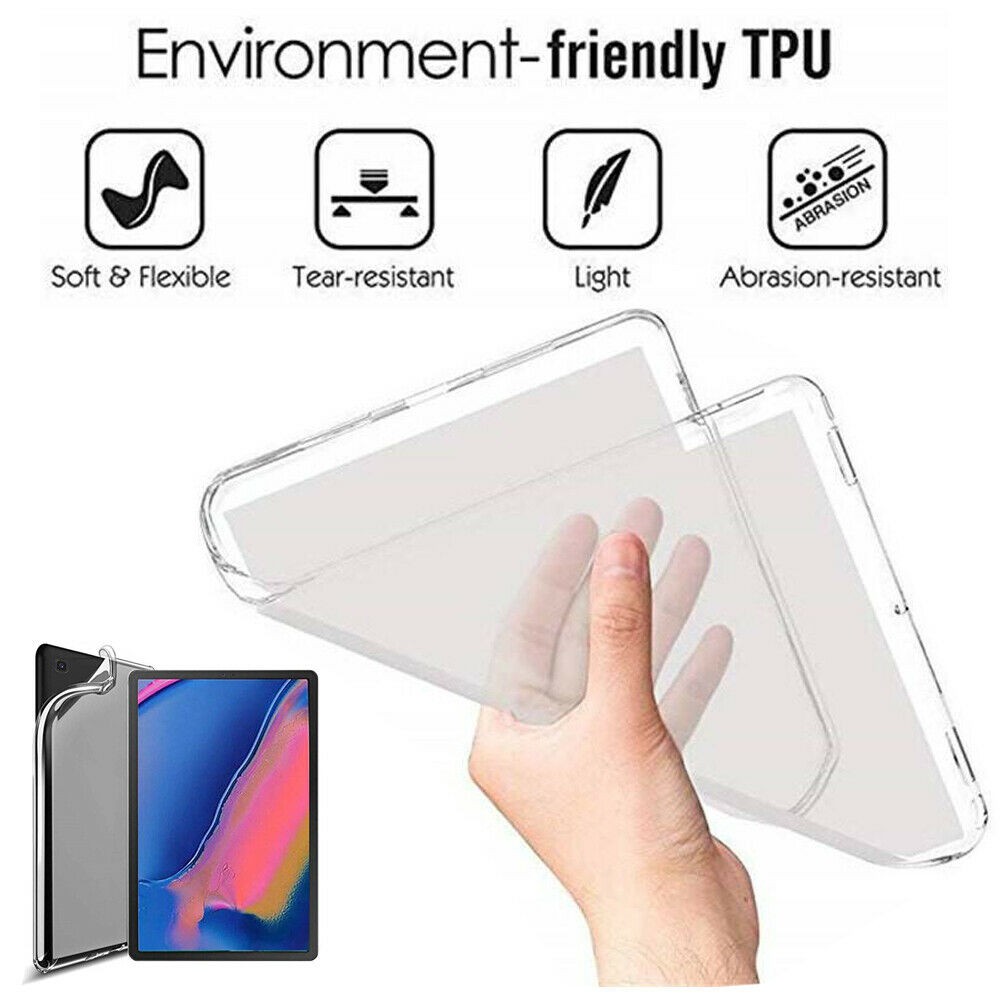 Ốp bảo vệ máy tính bảng bằng TPU gel mềm nhám cho Samsung Galaxy Tab A 8 2019 T290 T295 2019