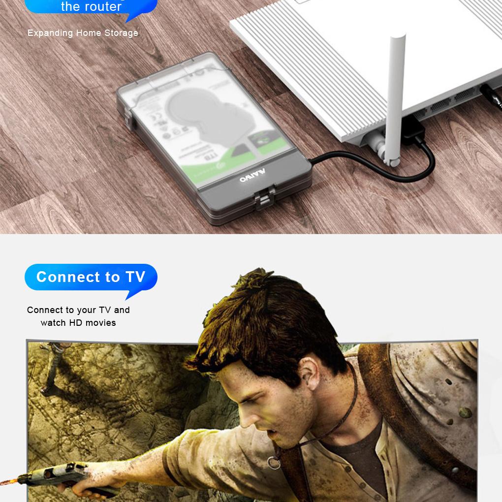 Hộp Đựng Ổ Cứng MAIWO K104 175mm Cáp 2 5-inch Chuyên Nghiệp Ốp