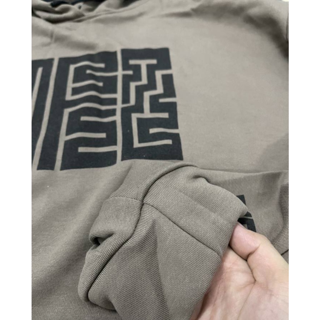 Áo Khoác Hoodie Hoạ Tiết Mê Cung Form Rộng Siêu Hot Unisex