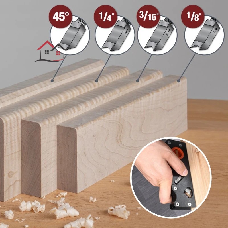 Dụng cụ bào gỗ góc 45 độ tiện dụng tùy chọn kiểu dáng