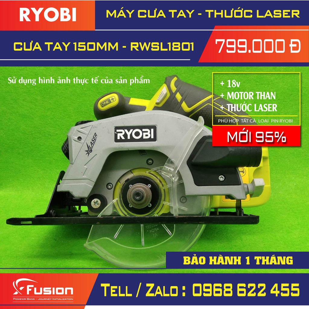 Bộ máy cưa đĩa RYOBI