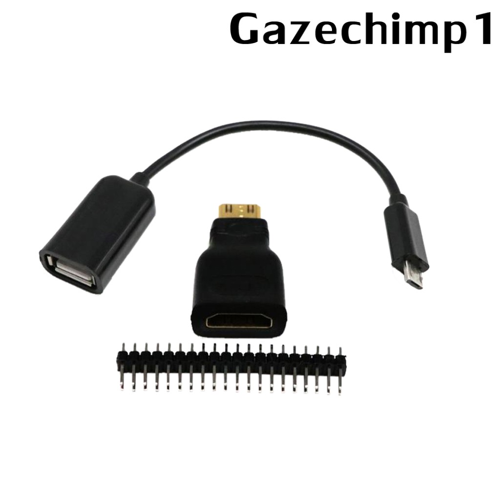 Cáp Chuyển Đổi Mini-Hdmi Đầu Đực Sang Hdmi + Micro Usb + Gpio Cho Raspberry Pi Zero