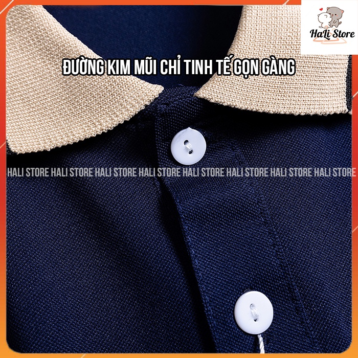 Áo Thun Polo Nam cổ bẻ Tedear vải Cá Sấu Cotton cao cấp, Áo thun Polo nam Hidoli