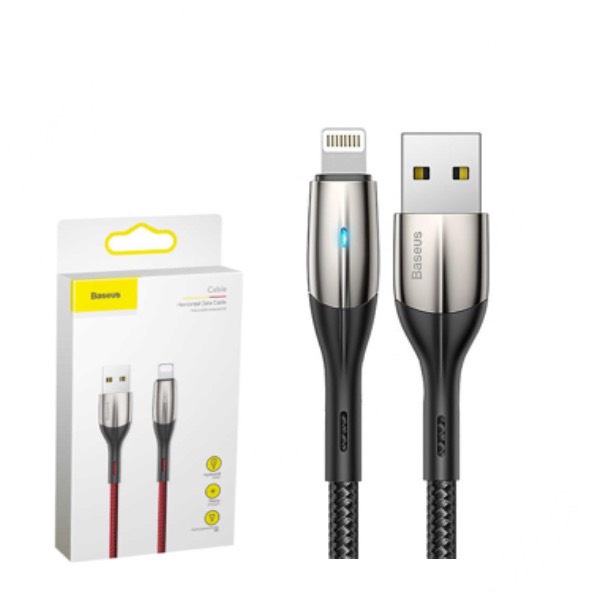cáp sạc nhanh baseus horizontal iphone ipad 2.4a 1m 2m