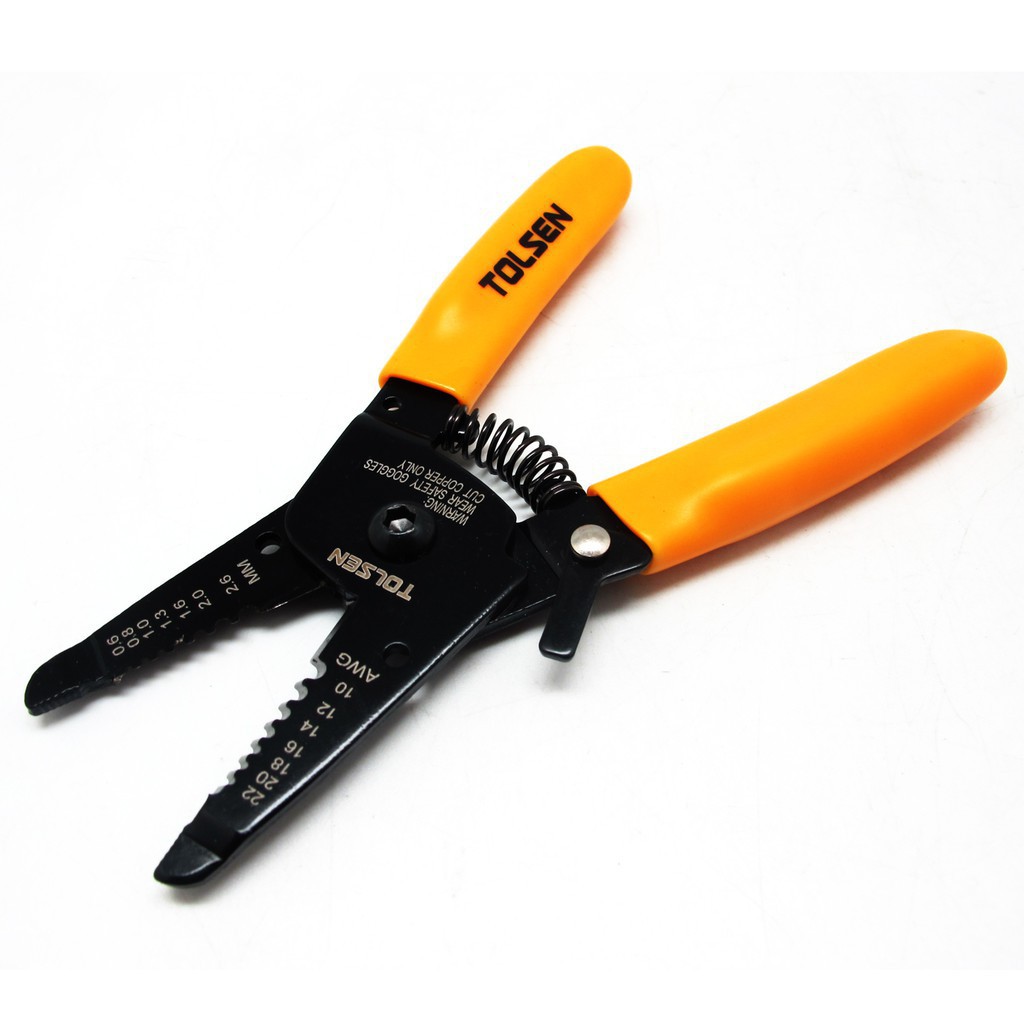 Kìm tuốt dây điện 7in1 TOLSEN 38051 đa năng tolsen 38051, 38052 wire strippers