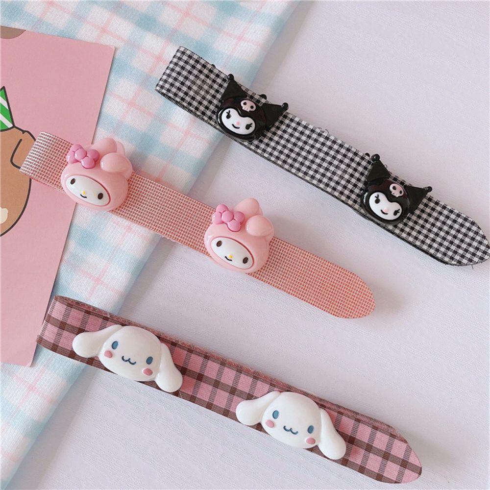 TWINKLE Băng Đô Vải Gấp Gọn Họa Tiết Melody / Cún Cưng / Mèo Melody Phong Cách Hàn Quốc Xinh Xắn