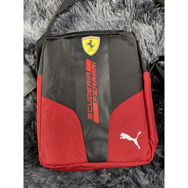 Túi đeo chéo nam [ Hàng Xuất Dư ] Túi Đeo Chéo Ferrari Mini Phong Cách Thể Thao