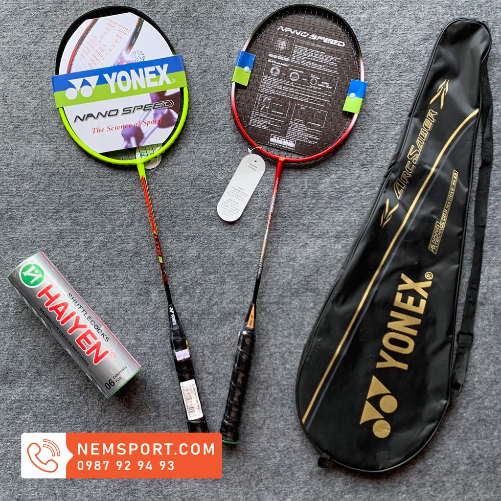 1 Chiếc Vợt Cầu Lông Yonex Đơn, Tặng kèm quả cầu lông Hải Yến
