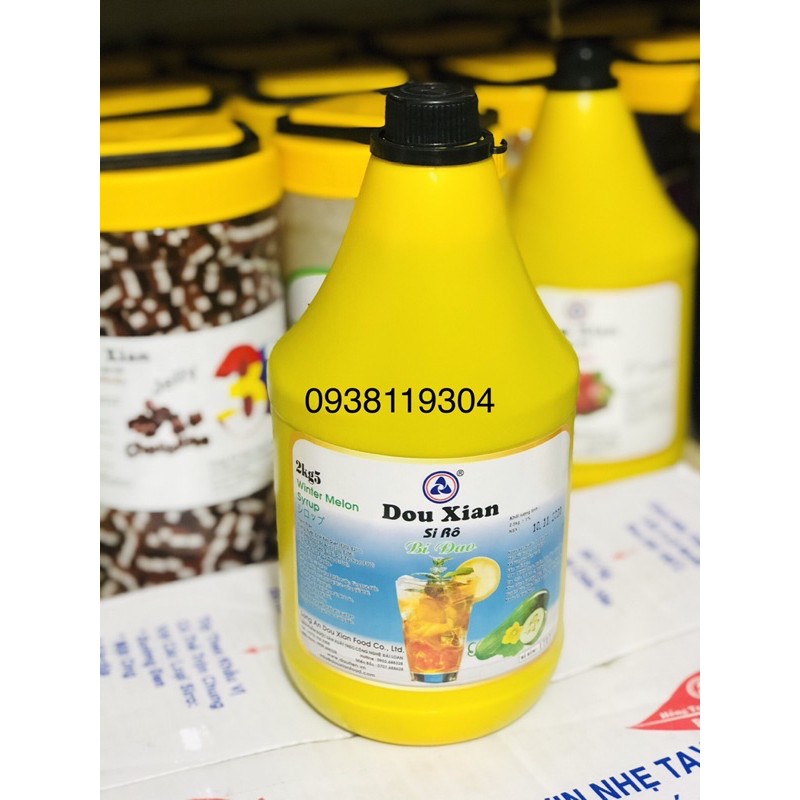 Siro Đào DowXian 2kg5 bình Vàng