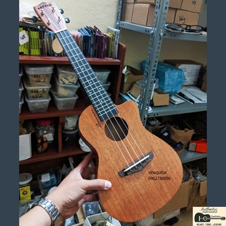 Đàn Ukulele Concert Kahuna Dáng Khuyết Full Gỗ Chính Hãng- Giá cực SOCK