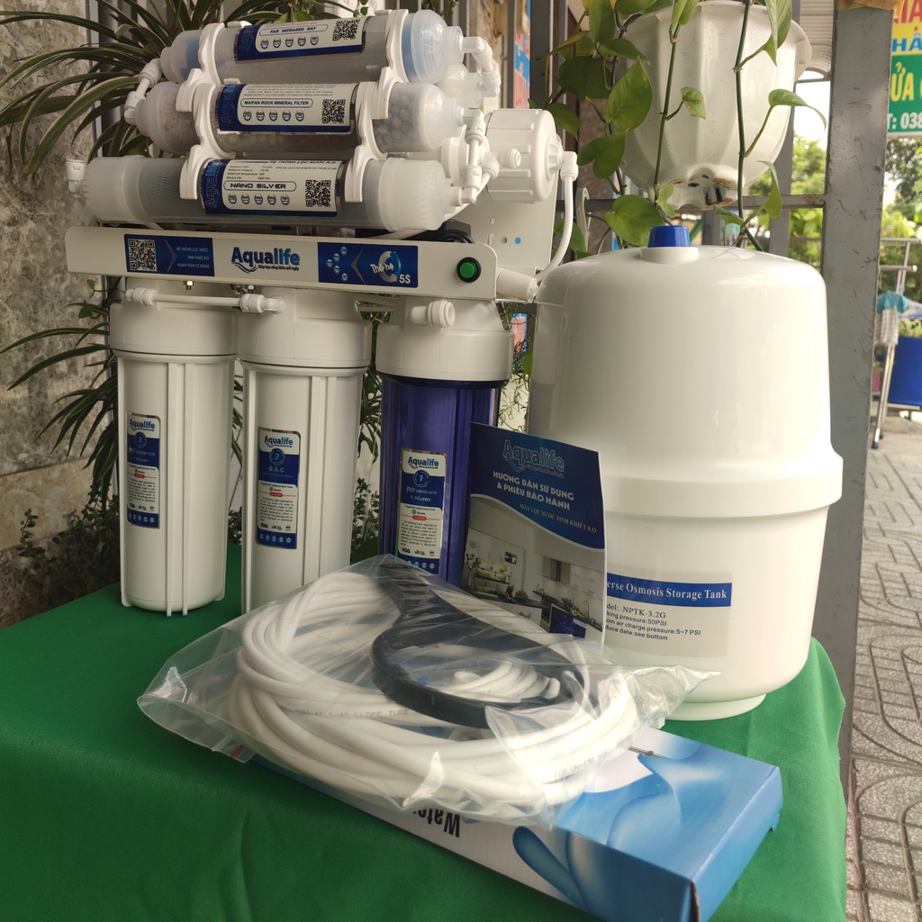 Máy lọc nước RO gia đình cao cấp - không tủ 5 đến 9 cấp