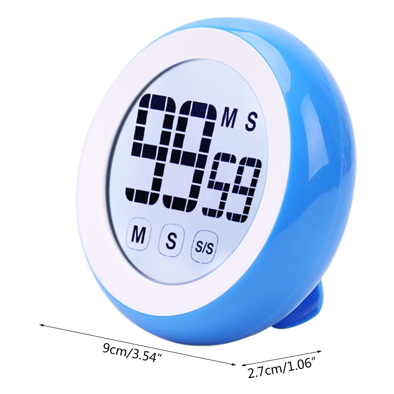 Đồng Hồ Hẹn Giờ Nấu Ăn Màn Hình LCD Có Nam Châm Tiện Dụng Đứng