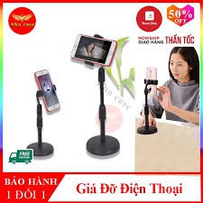 Giá đỡ Điện Thoại Livestream xem video xoay 360 độ dùng để quay phim, ghi hình