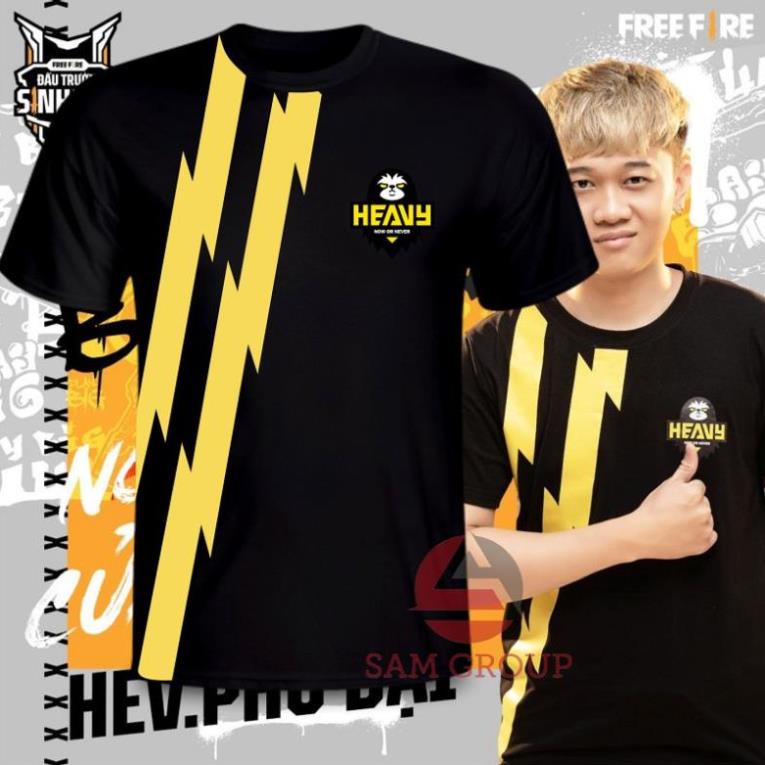 Áo Free Frie ( VIP HOT💥) In 3D Màu Đen Team Heavvy loại 1 🎁