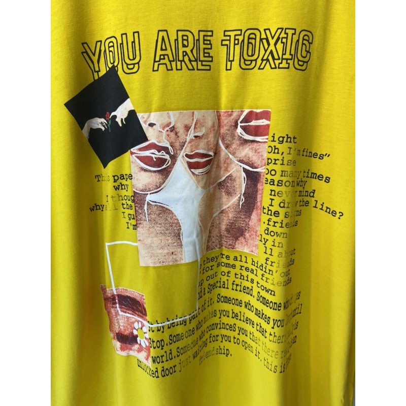 Áo thun you are toxic tay lỡ | BigBuy360 - bigbuy360.vn