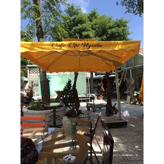 Dù vuông lệch tâm 3M cao cấp (Dù cafe, Dù che nắng, ô cafe, ô lệch tâm)