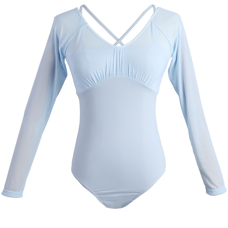 Bộ trang phục múa ba lê tay dài/ tay ngắn gợi cảm cho nữ