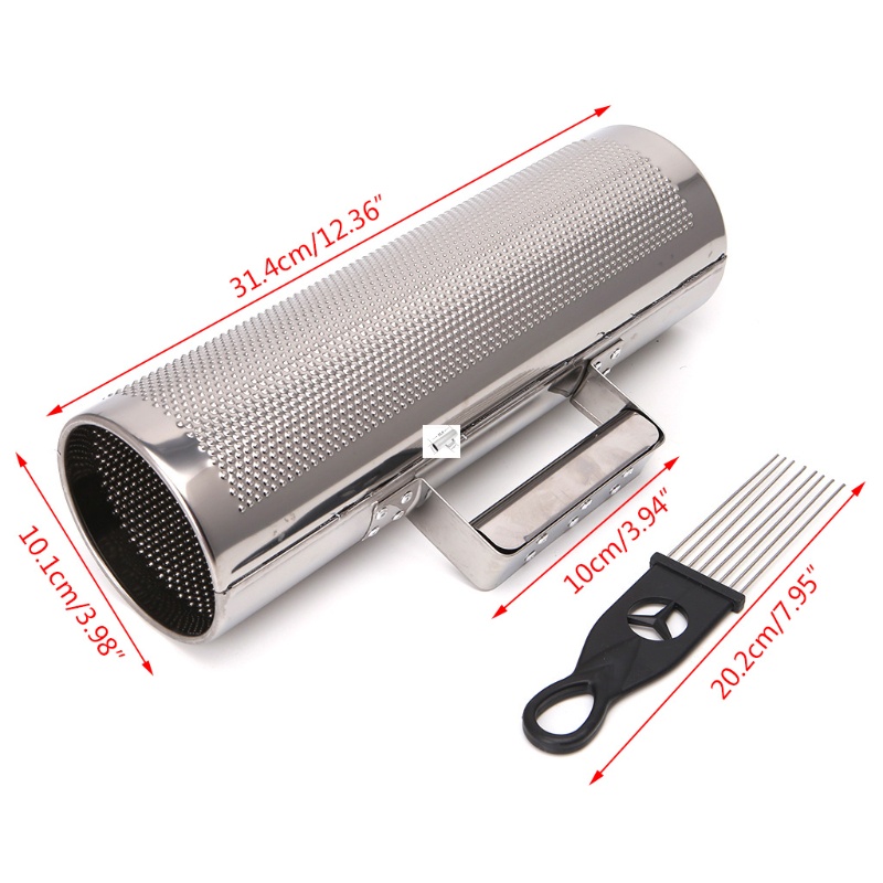 Bộ Nhạc Cụ Guiro Bằng Thép Không Gỉ Kèm Dụng Cụ Cạo Dành Cho Trẻ Em