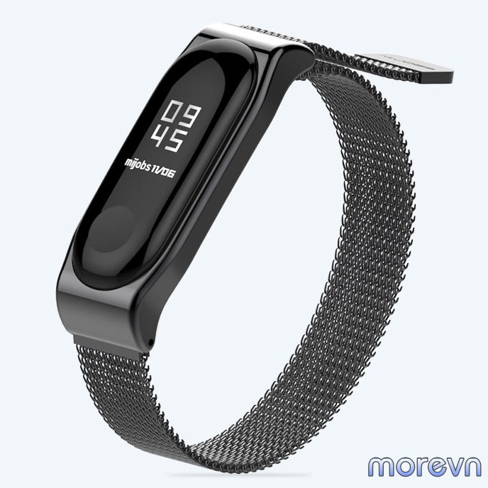 Dây đeo nam châm CLASSIC Mi band 4, mi band 3 chính hãng Mijobs - dây đeo thay thế miband 4, miband 3 milanese loop