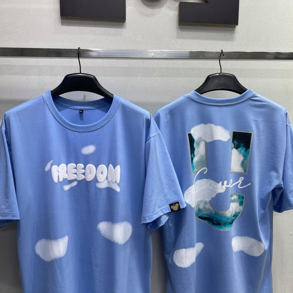 [Mã SKAMCLU7 giảm 10% Tối Đa 50K đơn 0Đ] Áo thun uncover BẦU TRỜI freedom full tag | BigBuy360 - bigbuy360.vn
