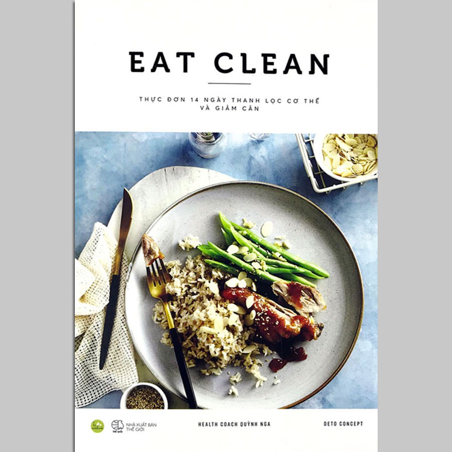 Sách - Eat Clean - Thực Đơn 14 Ngày Thanh Lọc Cơ Thể Và Giảm Cân