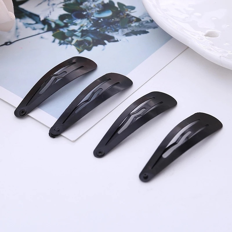 Kẹp Tóc Màu Đen Đơn Giản Thời Trang Cho Nữ